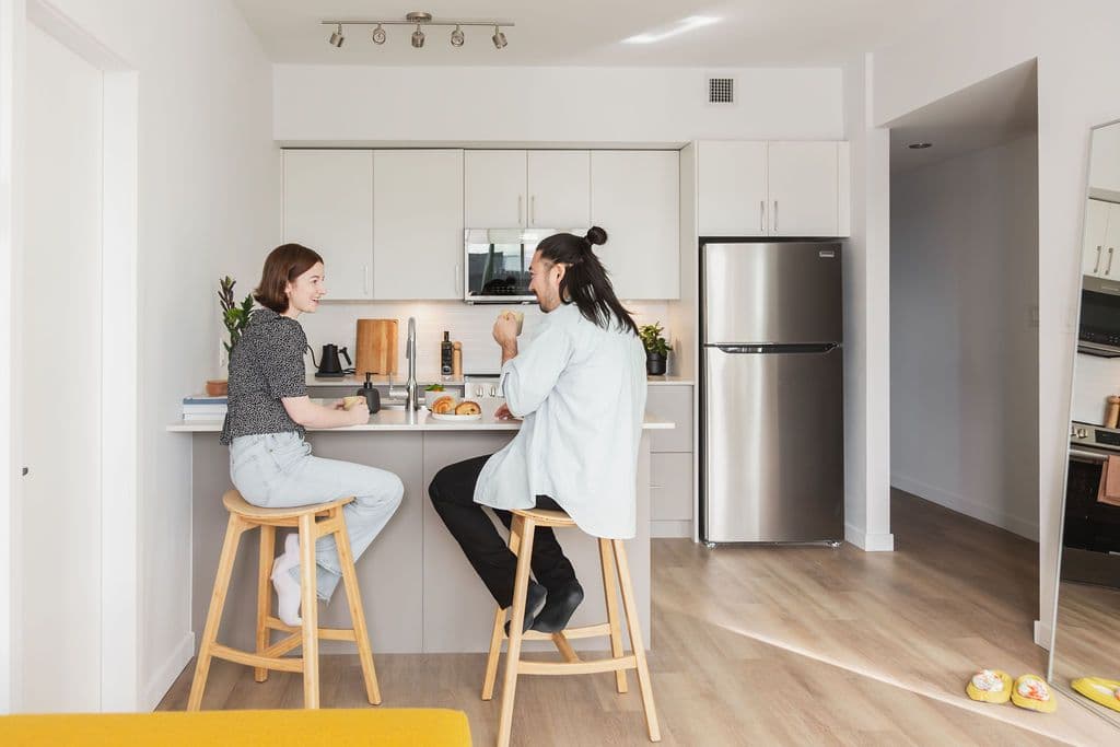 kitchen in a purpose-built rental home by Aryze