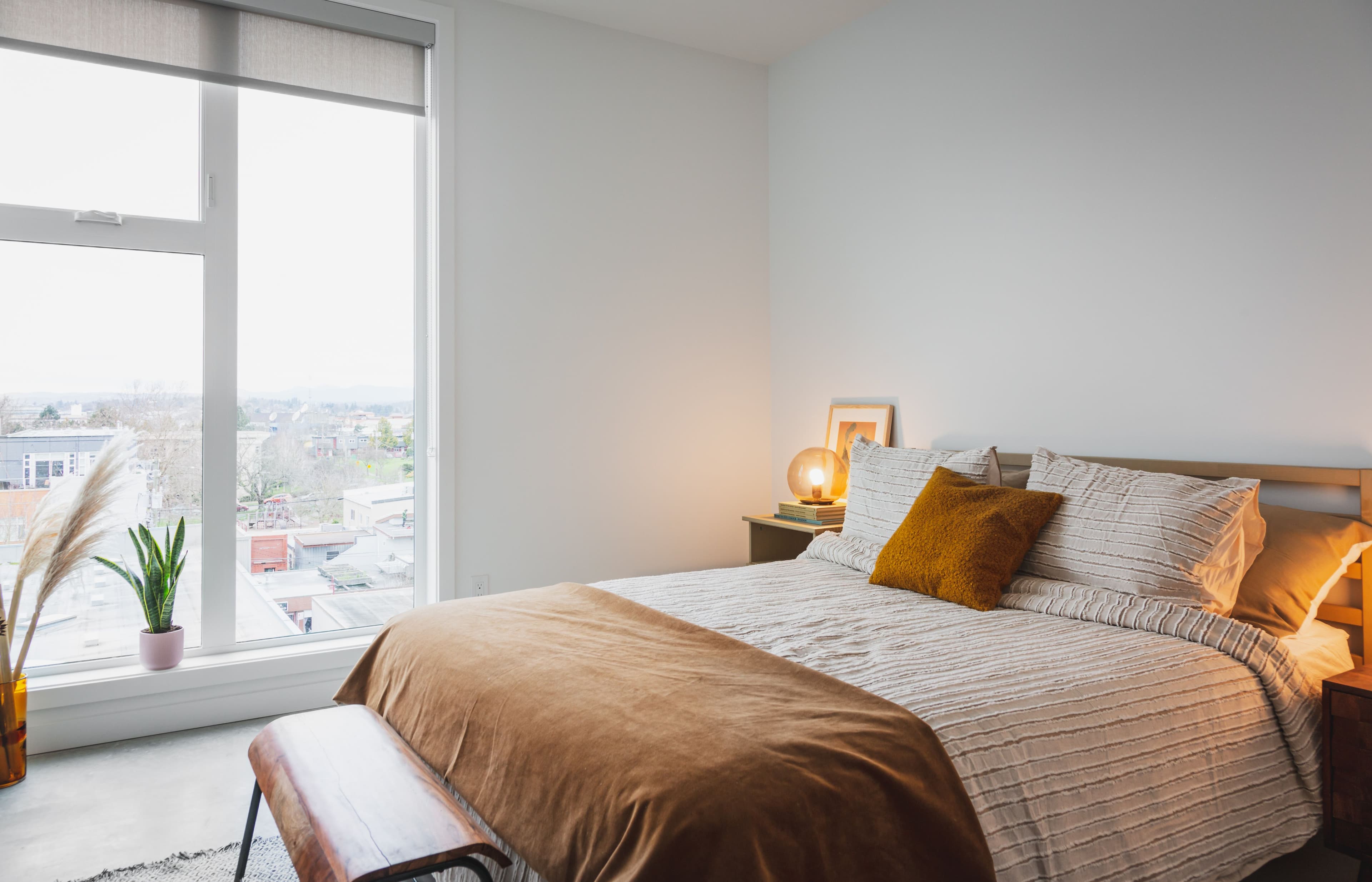 bedroom at Aryze's Ross Terrace rental apartment development