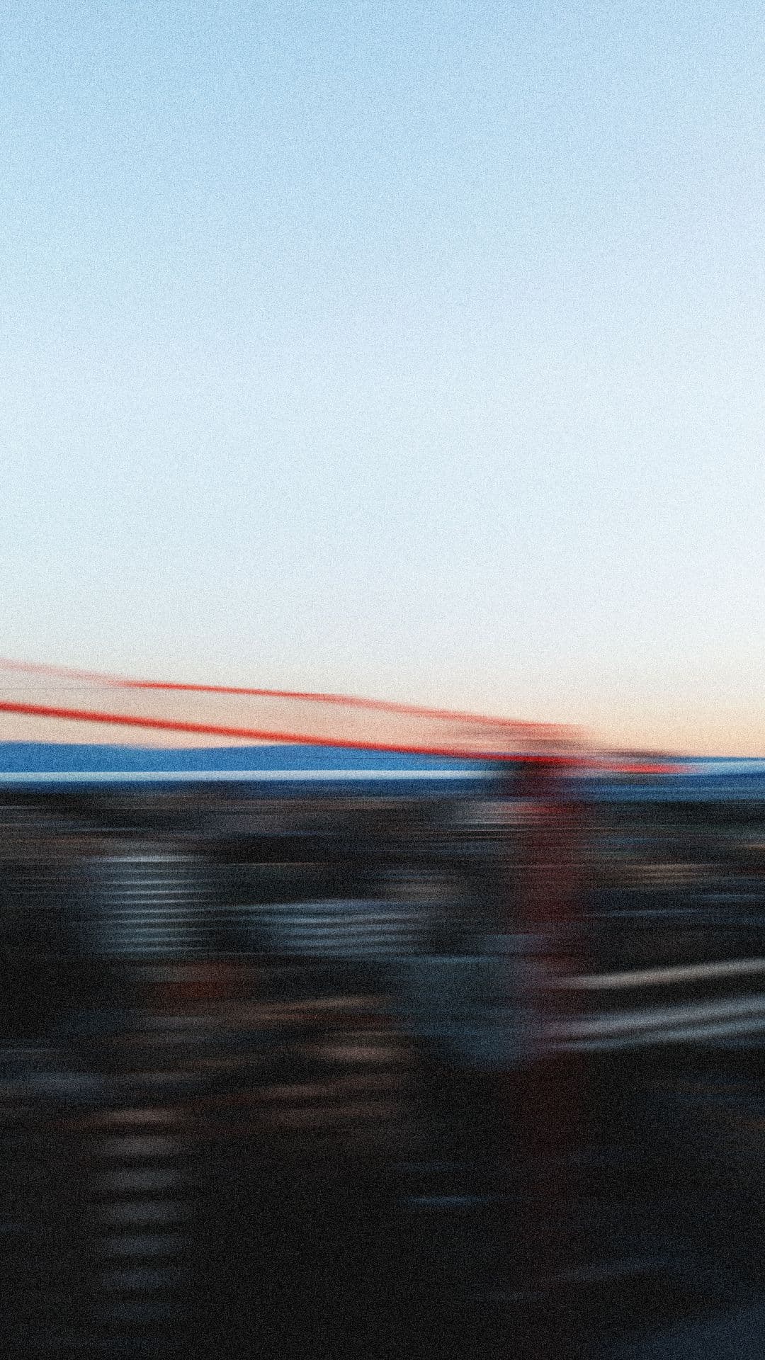 Colorful blurred abstract art with paint brush